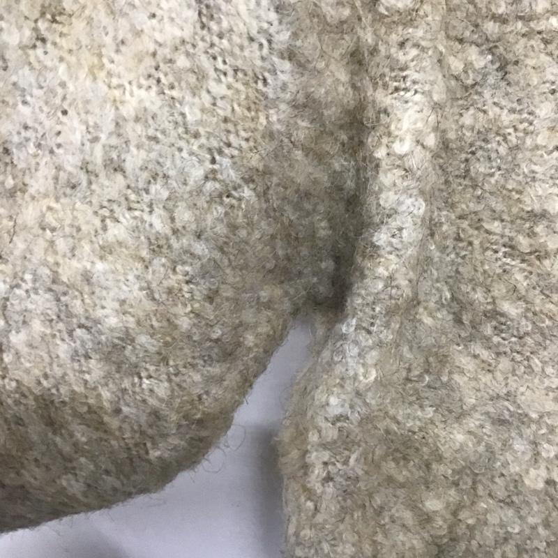 ジーナシス JEANASIS カーディガン 長袖 長袖ニットカーディガン 前ボタン ノーカラー シャギーブークレTNPO FREE 無地 マルチカラー / マルチカラー /  レディース USED 古着 中古 10145461