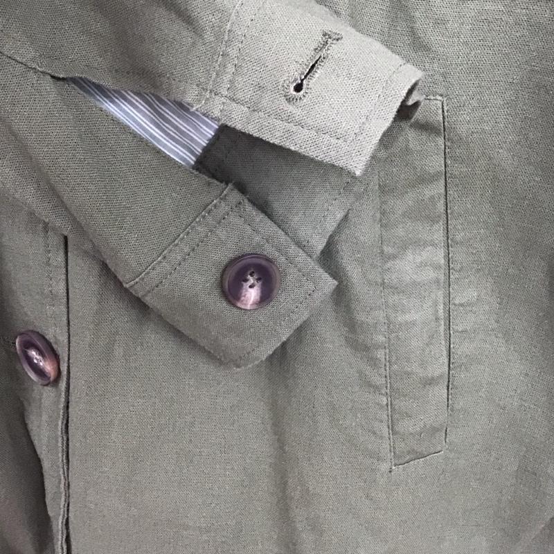 ザラ ZARA ジャケット、上着 ジャケット、ブレザー M 無地 カーキ / カーキ /  レディース USED 古着 中古 10147849