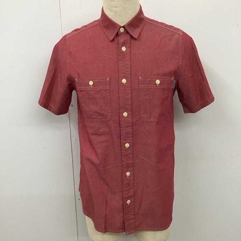 カーハート Carhartt シャツ、ブラウス 半袖 I014225 SS Clink Shirt S ロゴ、文字 桃 / ピンク /  メンズ USED 古着 中古 10113090