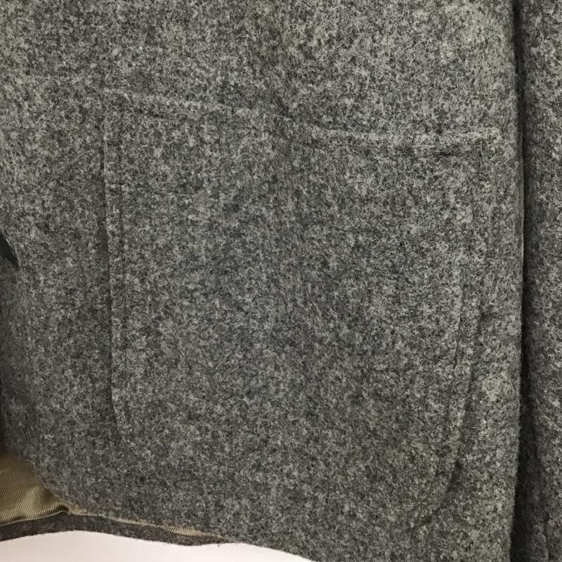 キングオーウェア KING O Wear ジャケット、上着 ジャケット、ブレザー カジュアルジャケット アウター ノーカラージャケット L 無地 灰 / グレー /  メンズ USED 古着 中古 10142956