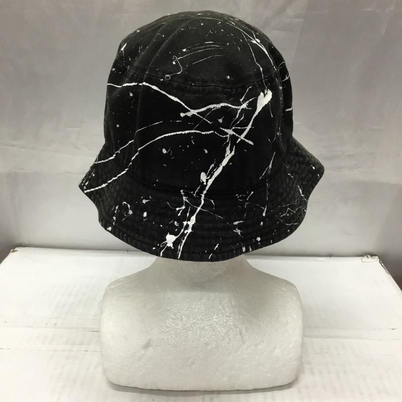 キャプテンズヘルム Captains Helm 帽子 ハット バケットハット バケハバケット ペイント ロゴ、文字 黒 / ブラック /  メンズ USED 古着 中古 10113971