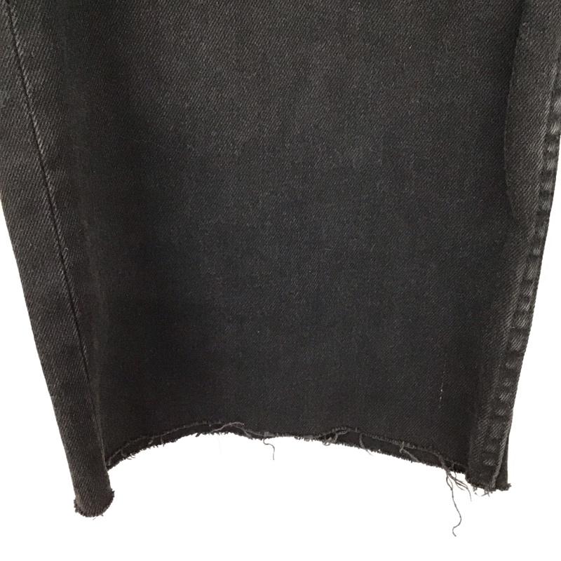 ザラ ZARA パンツ デニム、ジーンズ 36 無地 黒 / ブラック /  レディース USED 古着 中古 10121556