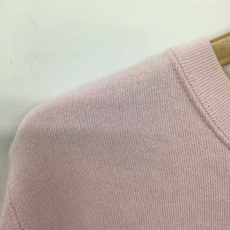 アベイシングエイプ A BATHING APE トレーナー 長袖 スウェット 裏起毛 BABY MILO S キャラクター 桃 / ピンク /  レディース USED 古着 中古 10146407