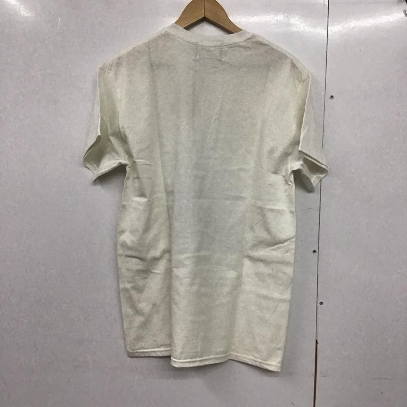 ギャングスタービル GANGSTERVILLE Tシャツ 半袖 半袖カットソー プリントTシャツ クルーネックカットソー M プリント 白 / ホワイト /  メンズ USED 古着 中古 10143451
