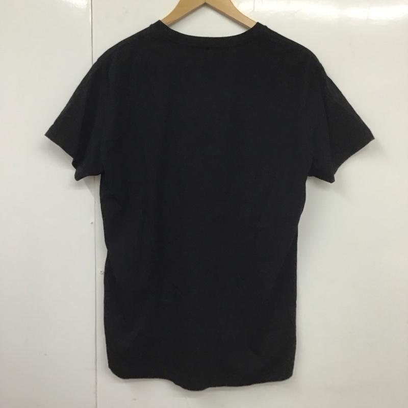 ディーゼル DIESEL Tシャツ 半袖 半袖カットソー プリントTシャツ クルーネックカットソー XL ロゴ、文字 黒 / ブラック /  メンズ USED 古着 中古 10131308