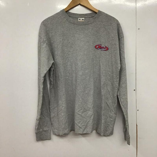 エックスガール X-girl Tシャツ 長袖 ONE SIZE プリント 灰 / グレー /  レディース USED 古着 中古 10149796