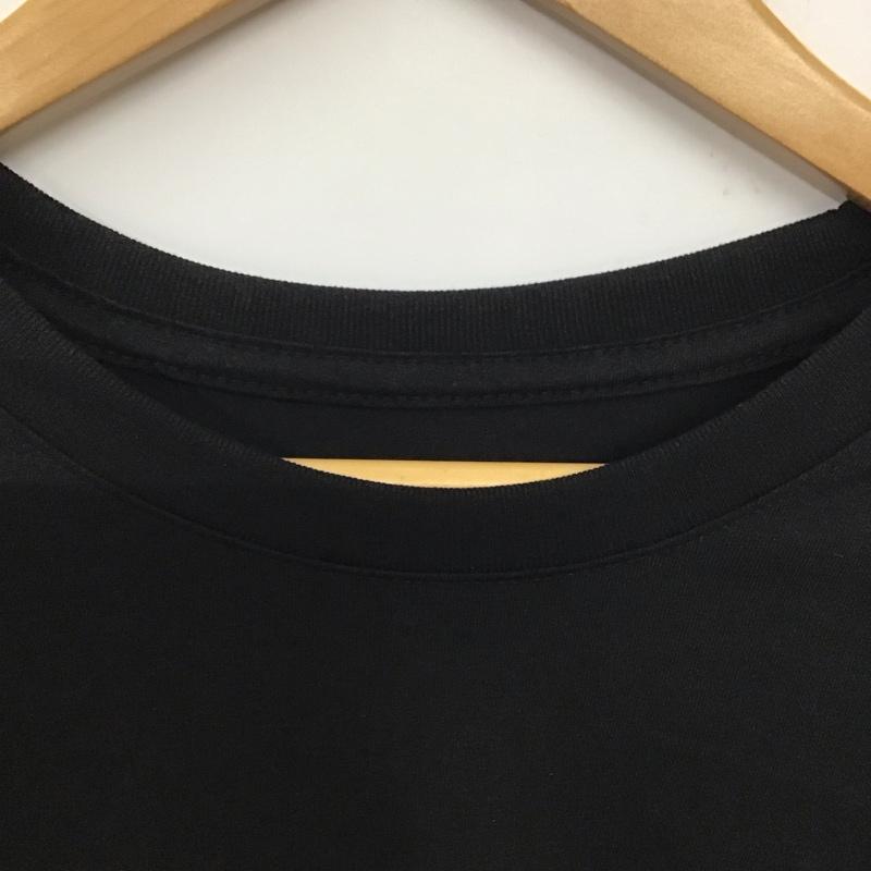 ナイキ NIKE Tシャツ 半袖 BQ1854-010 スウッシュ DRI-FIT スポーツウェア L ロゴ、文字 黒 / ブラック /  メンズ USED 古着 中古 10135616
