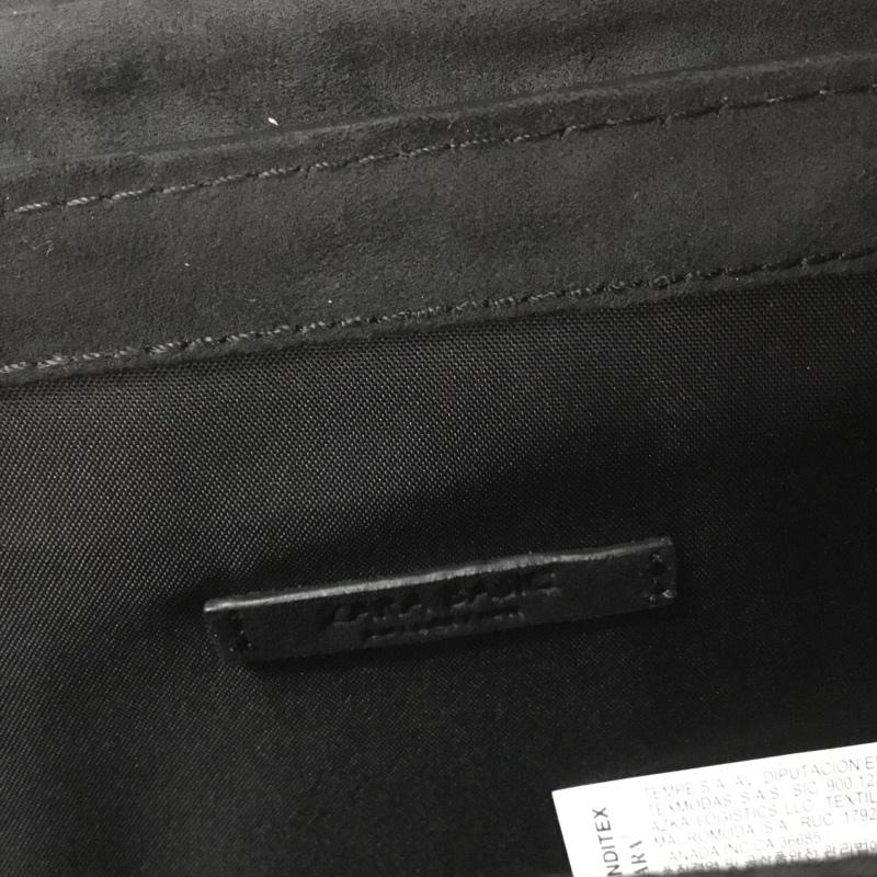 ザラ ZARA ショルダーバッグ ショルダーバッグ 8466 204 040 スエード調 チェーン 無地 黒 / ブラック /  レディース USED 古着 中古 10147143