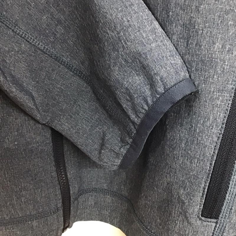 エディーバウアー Eddie Bauer ジャケット、上着 ジャケット、ブレザー ジップアップジャケット ナイロンジャケット アウター M ロゴ、文字 インディゴ / インディゴ /  メンズ USED 古着 中古 10143204