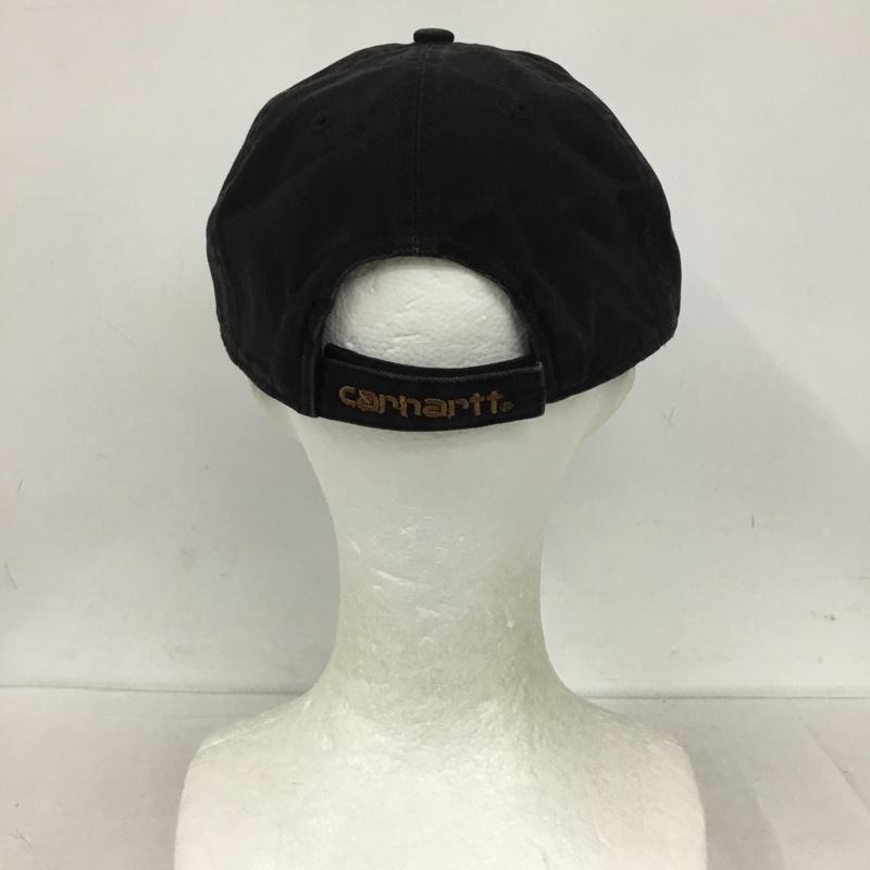 カーハート Carhartt 帽子 キャップ AH0289-M Odessa Cap ロゴ、文字 黒 / ブラック /  メンズ USED 古着 中古 10129561