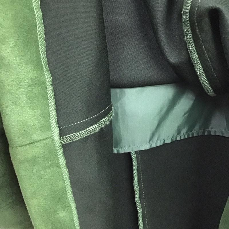 ジーナシス JEANASIS スカート ロングスカート ロングスカート フレアスカート スウェード M 無地 緑 / グリーン /  レディース USED 古着 中古 10129802