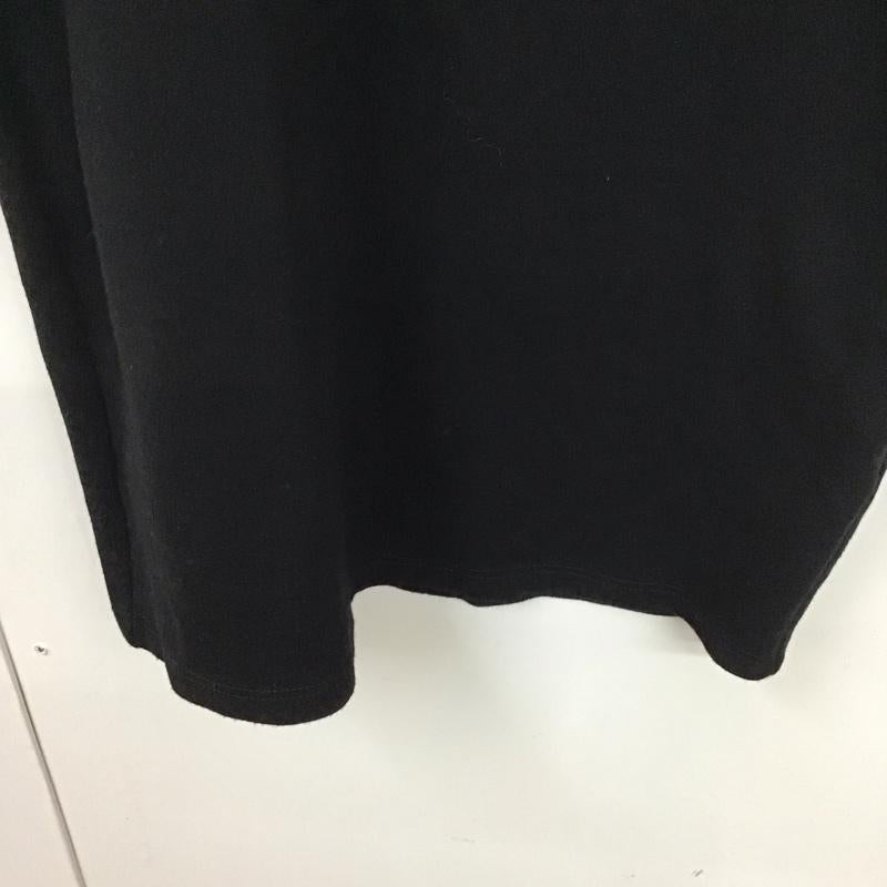 ザラベーシック ZARA BASIC ワンピース ひざ丈スカート M 無地 黒 / ブラック /  レディース USED 古着 中古 10131569