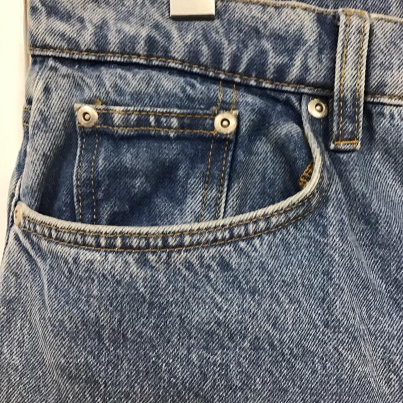 ステューシー STUSSY パンツ デニム、ジーンズ sslinkbigoljean ssリンク デニムジーンズ ワイドパンツ 28インチ プリント インディゴ / インディゴ /  メンズ USED 古着 中古 10119124