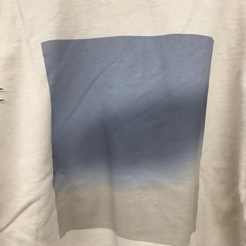 ザラ ZARA トレーナー 長袖 長袖トレーナー スウェット クルーネック プルオーバー M ロゴ、文字 ベージュ / ベージュ /  メンズ USED 古着 中古 10146197