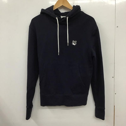 メゾンキツネ MAISON KITSUNE パーカー 長袖 XXS 無地 紺 / ネイビー /  レディース USED 古着 中古 10139968