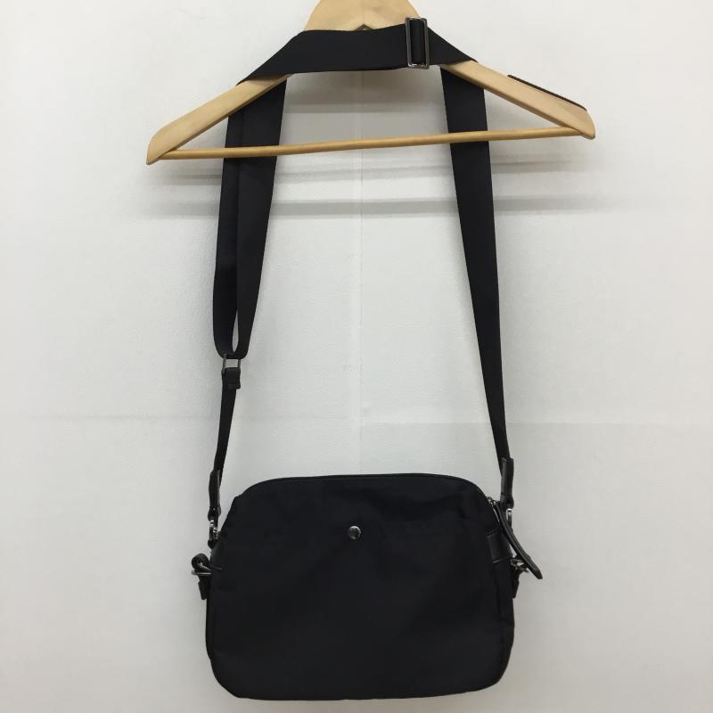 アニエス・ベー agnes b. ショルダーバッグ ショルダーバッグ ロゴ、文字 黒 / ブラック /  レディース USED 古着 中古 10135111