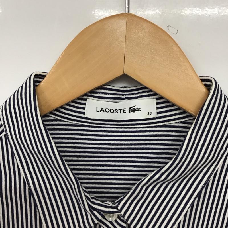 ラコステ LACOSTE シャツ、ブラウス 長袖 38 ストライプ マルチカラー / マルチカラー /  レディース USED 古着 中古 10150841