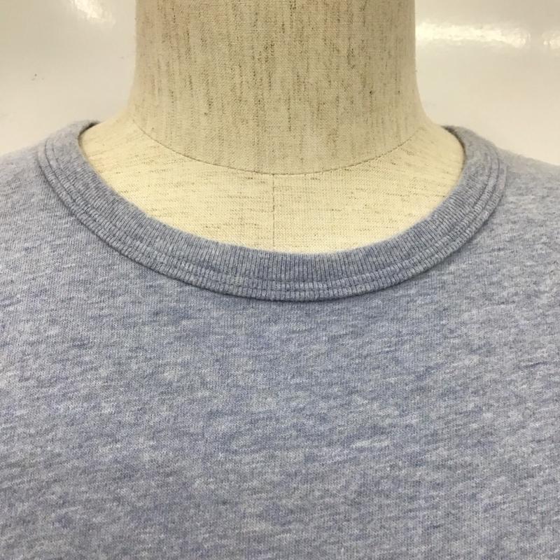 アバクロンビーアンドフィッチ ABERCROMBIE&FITCH Tシャツ 半袖 M ロゴ、文字 水色 / ライトブルー /  メンズ USED 古着 中古 10107255