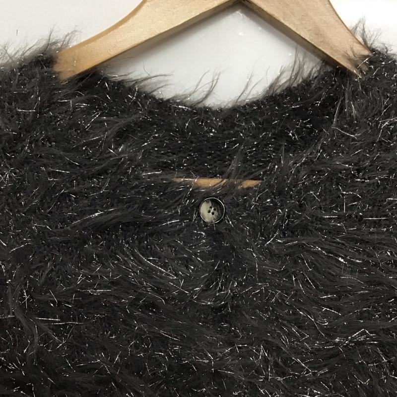 テチチ Te chichi カーディガン 長袖 FLD-2600398 ラメロングシャギーニット FREE 無地 チャコールグレー / チャコールグレー /  レディース USED 古着 中古 10142773