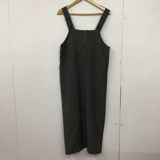 レプシィム LEPSIM ジャンパースカート ジャンパースカート LPS90467RM 2WAY 前後着 ジャンスカ FREE 無地 灰 / グレー /  レディース USED 古着 中古 10145949