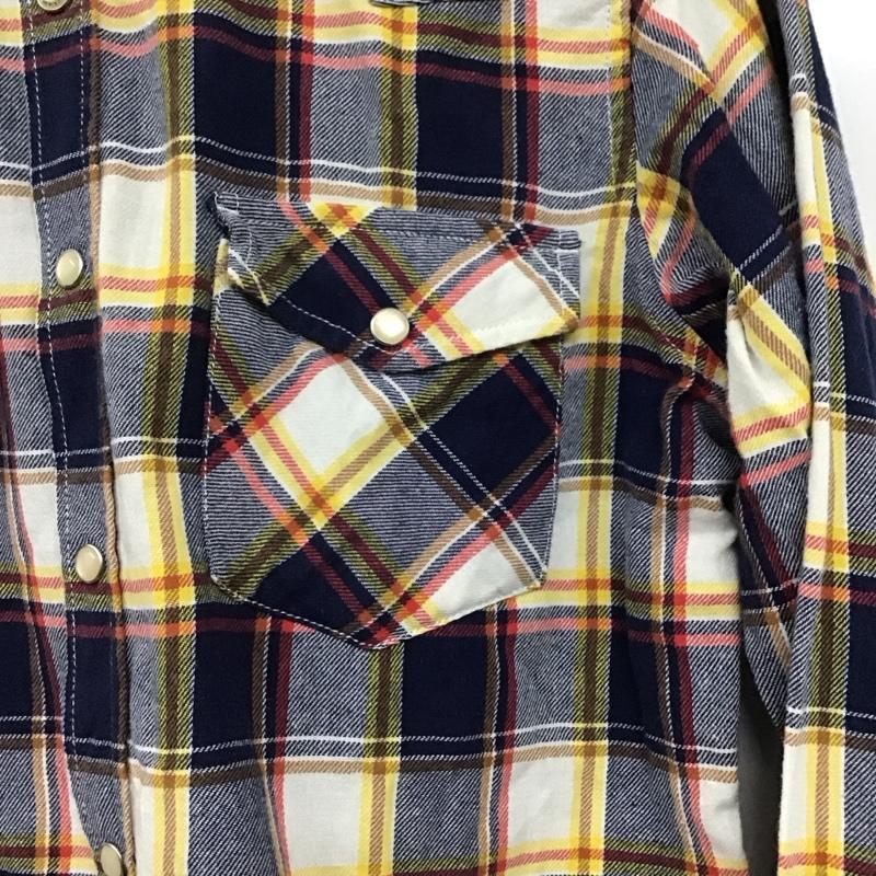 ディッキーズ Dickies シャツ、ブラウス 長袖 長袖シャツ チェックシャツ カラーシャツ M チェック マルチカラー / マルチカラー /  メンズ USED 古着 中古 10142624