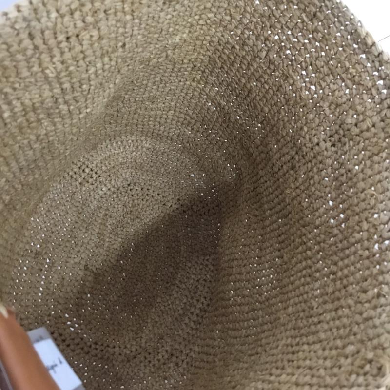 アニエス・ベー agnes b. ハンドバッグ ハンドバッグ UAX02-01 TANAラフィアトートバッグ ロゴ、文字 ベージュ / ベージュ /  レディース USED 古着 中古 10142091