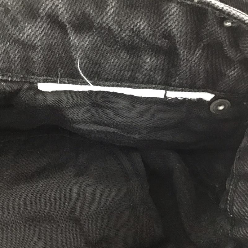 ザラ ZARA パンツ デニム、ジーンズ 36 無地 黒 / ブラック /  レディース USED 古着 中古 10139421