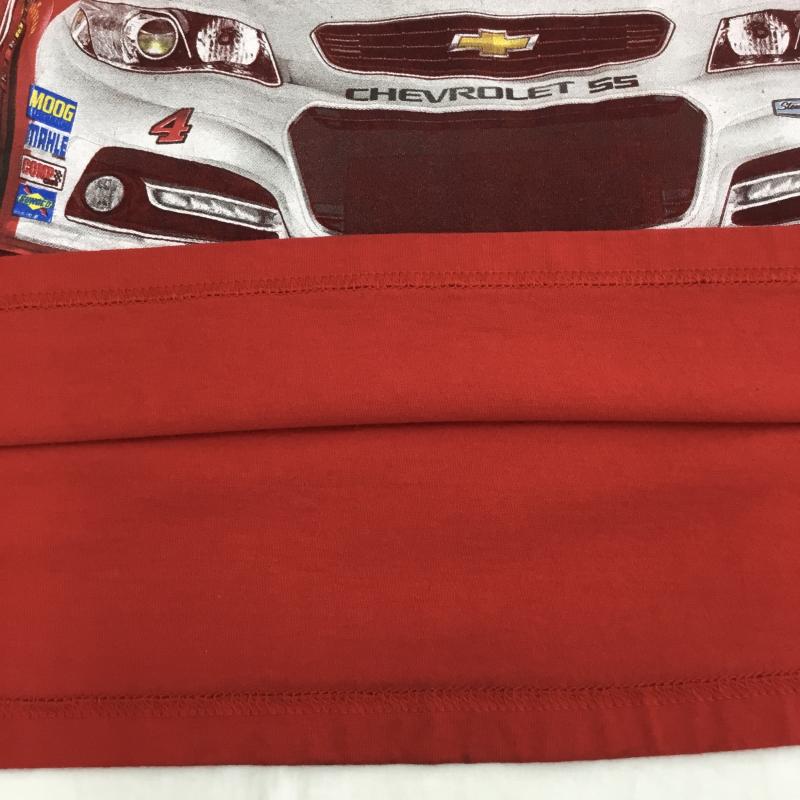 ユーズドクロージング used clothes Tシャツ 半袖 KEVIN HARVICK レーシングTee XXL プリント 赤 / レッド /  メンズ USED 古着 中古 10133851