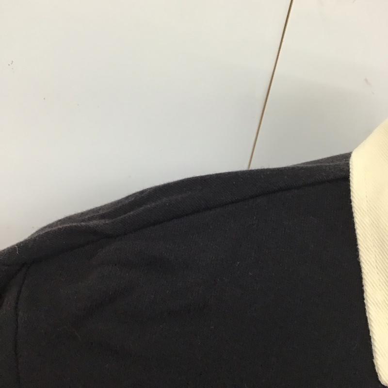 シュプリーム Supreme カットソー 長袖 16FW RugbySweatshirt 長袖カットソー M ロゴ、文字 黒 / ブラック /  メンズ USED 古着 中古 10117266