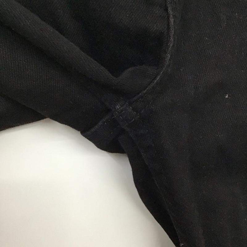 ザラ ZARA パンツ デニム、ジーンズ デニムパンツ スリムパンツ カジュアルパンツ ストレッチパンツ 40 無地 黒 / ブラック /  レディース USED 古着 中古 10128949