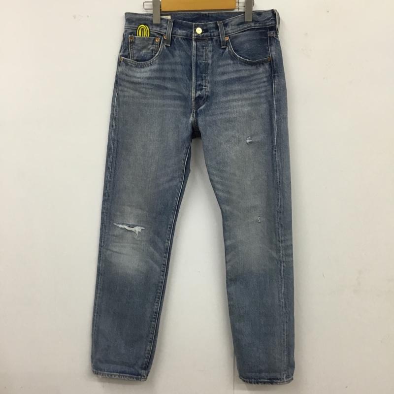 リーバイストラウスアンドコー Levi Strauss & co. パンツ デニム、ジーンズ デニムパンツ ストレートパンツ ワイドパンツ カジュアルパンツ 32インチ プリント インディゴ / インディゴ /  メンズ USED 古着 中古 10116605