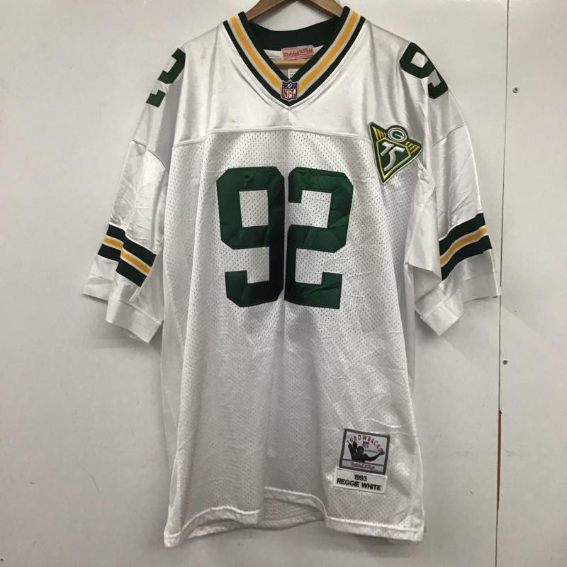 ミッチェルアンドネス Mitchell&Ness Tシャツ 半袖 半袖カットソー プリントTシャツ Vネックカットソー ロゴ、文字 白 / ホワイト /  メンズ USED 古着 中古 10133382