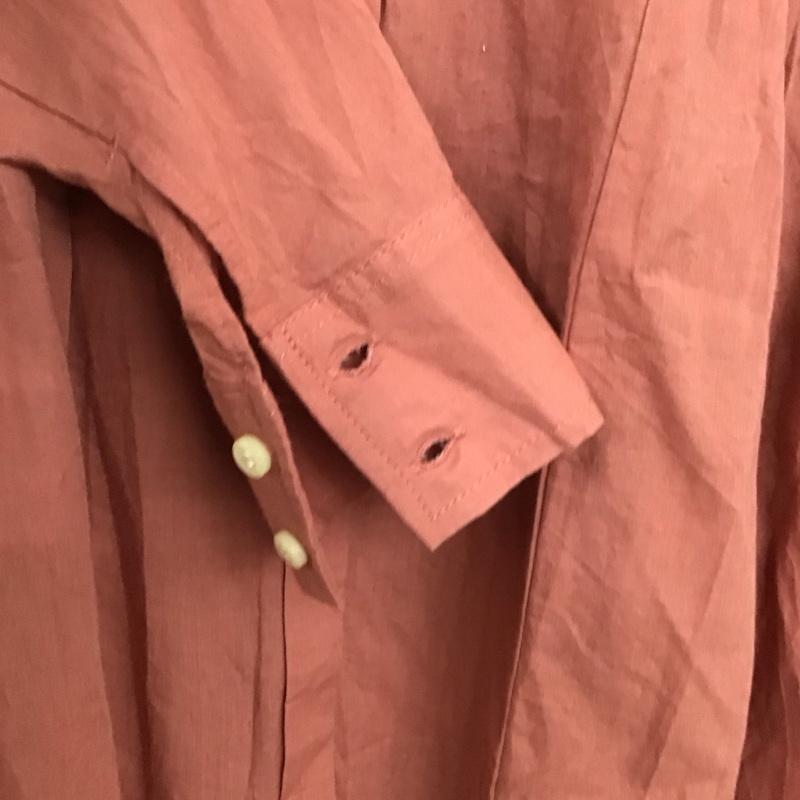 スタディオクリップ studio CLIP ワンピース ひざ丈スカート cl218008-1 長袖ブラウス シャツワンピース FREE 無地 桃 / ピンク /  レディース USED 古着 中古 10145372