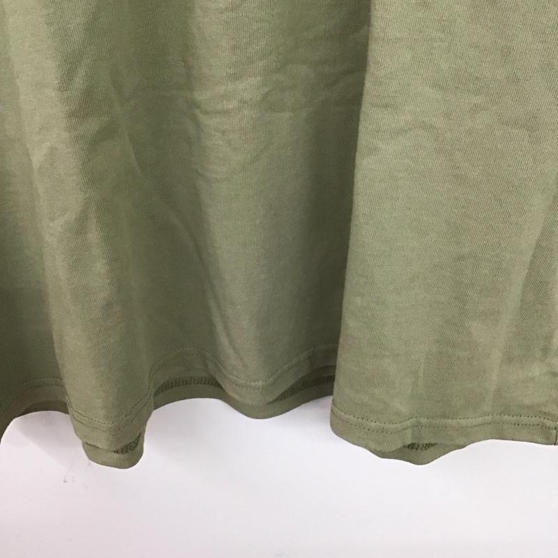 ラファイエット Lafayette Tシャツ 半袖 半袖カットソー 無地Tシャツ クルーネックカットソー XL 無地 カーキ / カーキ /  メンズ USED 古着 中古 10133643