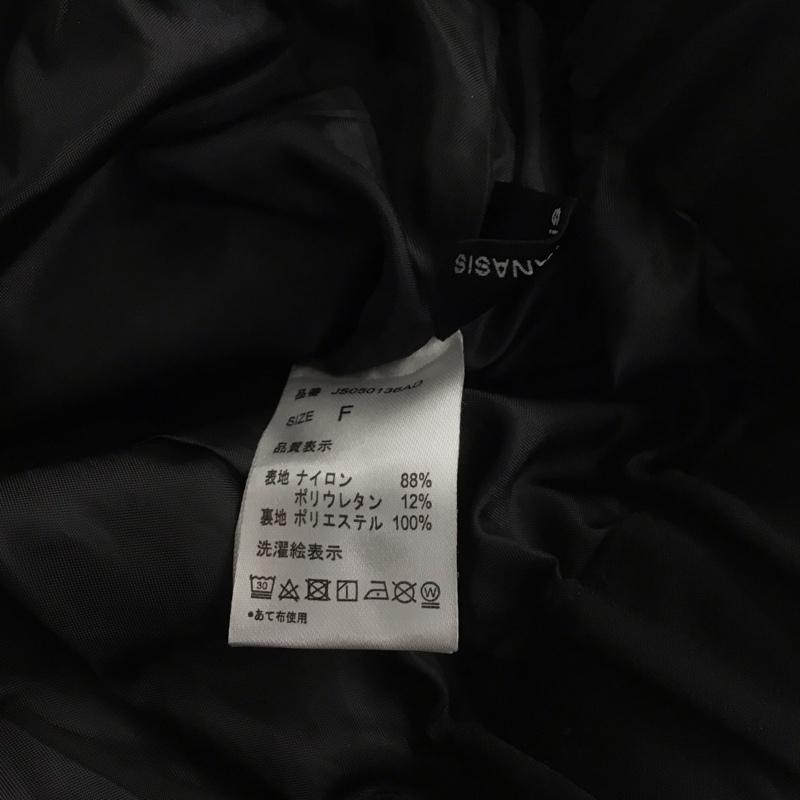 ジーナシス JEANASIS パンツ スラックス JS050136AD FREE 無地 黒 / ブラック /  レディース USED 古着 中古 10140409