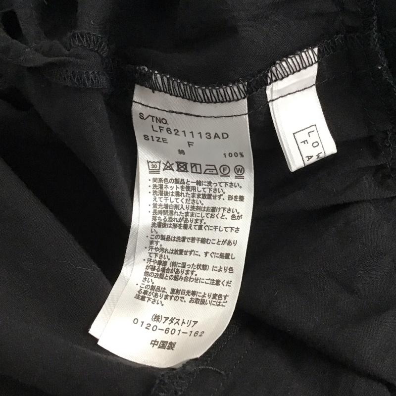 ローリーズファーム LOWRYS FARM ワンピース ミニスカート FREE 無地 黒 / ブラック /  レディース USED 古着 中古 10142136