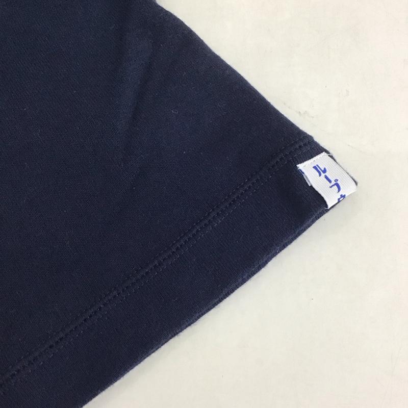 ビームス BEAMS カットソー 半袖 半袖カットソー ラグラン クルーネックカットソー loopwheeler L 無地 紺 / ネイビー /  メンズ USED 古着 中古 10131502