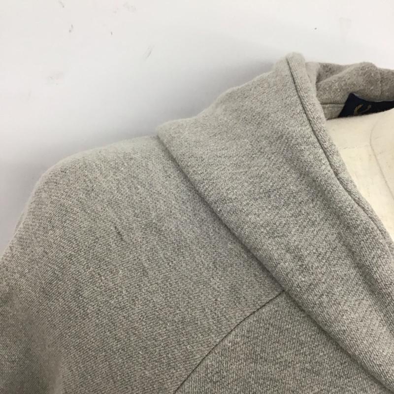フレッドペリー FRED PERRY パーカー 長袖 ジップパーカー S 無地 灰 / グレー /  メンズ USED 古着 中古 10124473