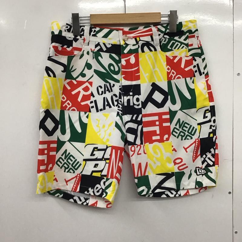 ニューエラ NEW ERA パンツ ショートパンツ ショートパンツ ハーフパンツ カジュアルパンツ L プリント マルチカラー / マルチカラー /  メンズ USED 古着 中古 10147344