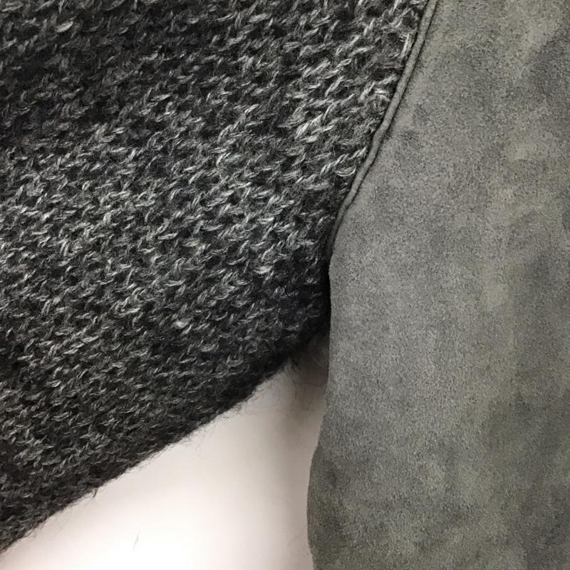 古着 USED ジャケット、上着 ジャンパー、ブルゾン ニット 無地 黒 / ブラック /  メンズ USED 古着 中古 10139463