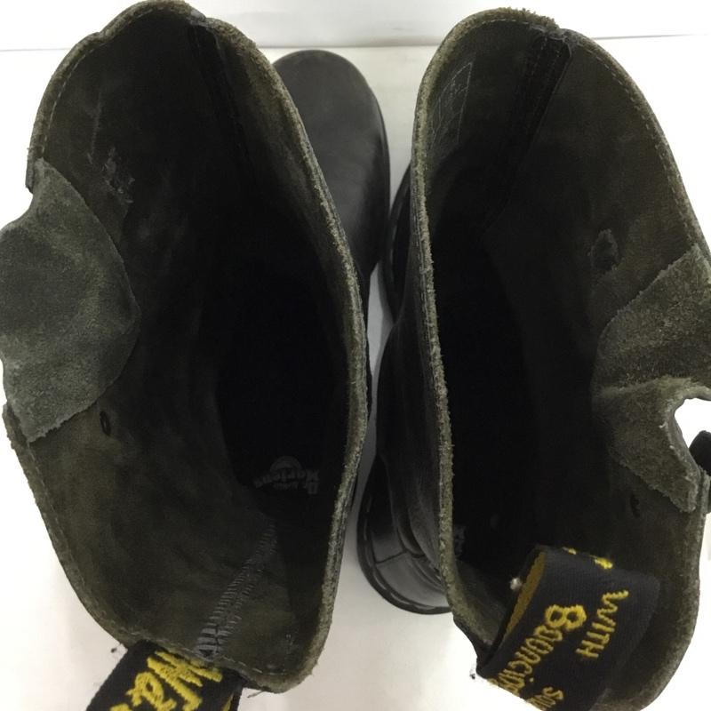 ドクターマーチン Dr.Martens ブーツ 一般 エンジニアブーツ UK7 US：8 無地 黒 / ブラック /  メンズ USED 古着 中古 10149864