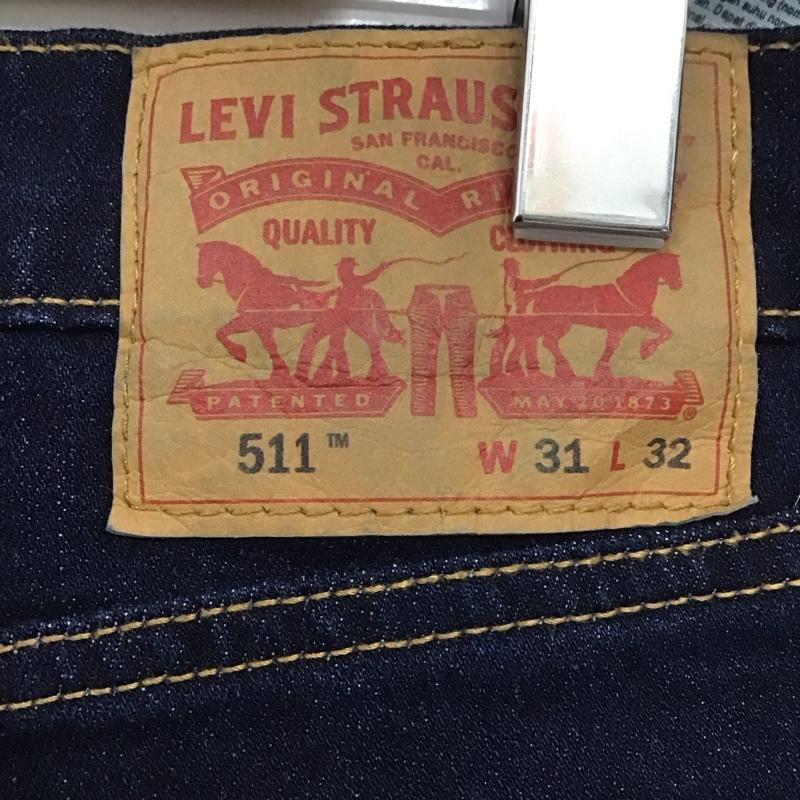 リーバイストラウスアンドコー Levi Strauss & co. パンツ デニム、ジーンズ デニムパンツ スリムパンツ カジュアルパンツ ストレッチパンツ 31インチ 無地 インディゴ / インディゴ /  メンズ USED 古着 中古 10129642