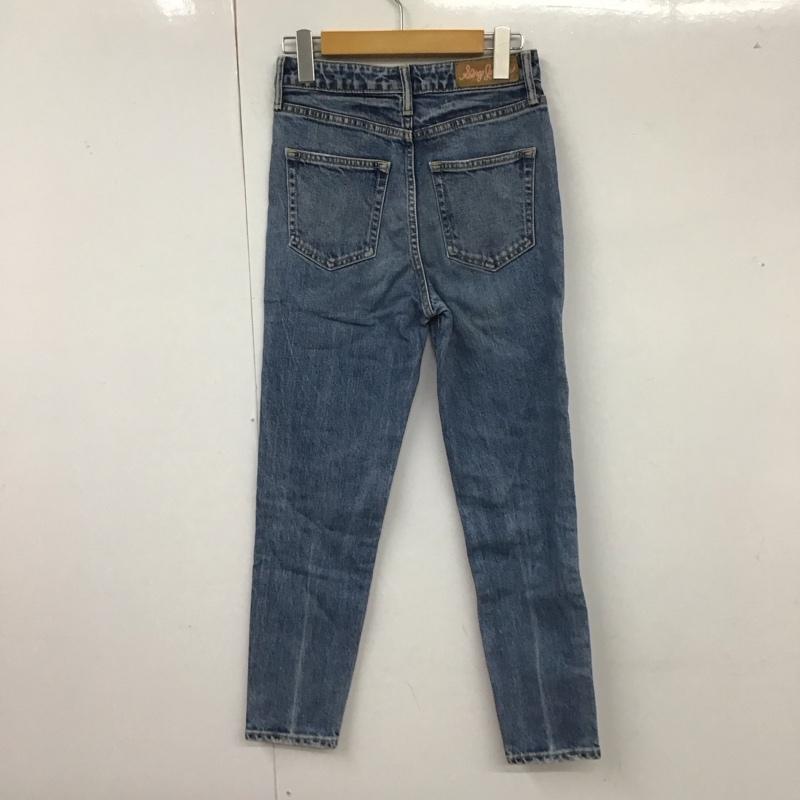 スライジーンズ SLY JEANS パンツ デニム、ジーンズ 0309AB12-0030 スキニー 25 無地 青 / ブルー /  レディース USED 古着 中古 10113003