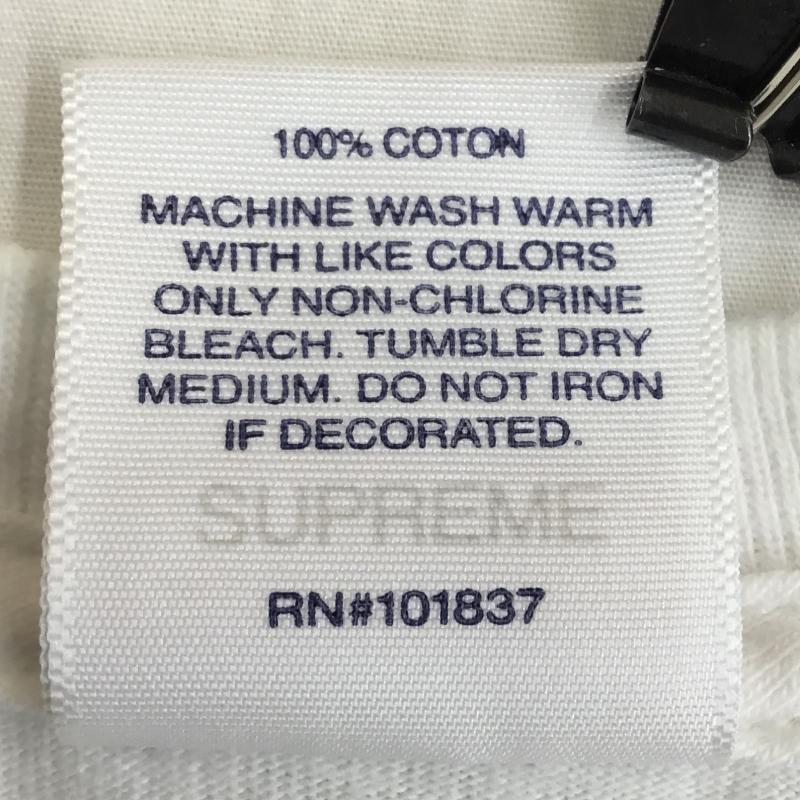 シュプリーム Supreme Tシャツ 半袖 21AW Est.1994 Tee XL ロゴ、文字 白 / ホワイト /  メンズ USED 古着 中古 10134786