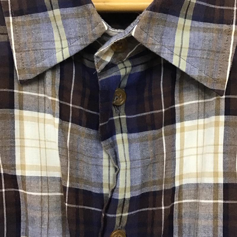 ヴィヴィアンウエストウッドマン Vivienne Westwood MAN シャツ、ブラウス 半袖 半袖シャツ チェックシャツ カラーシャツ 46 チェック マルチカラー / マルチカラー /  メンズ USED 古着 中古 10133233
