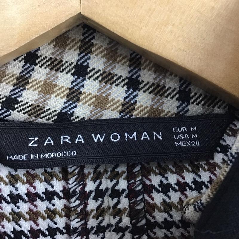 ザラ ZARA ワンピース ひざ丈スカート M チェック マルチカラー / マルチカラー /  レディース USED 古着 中古 10142740