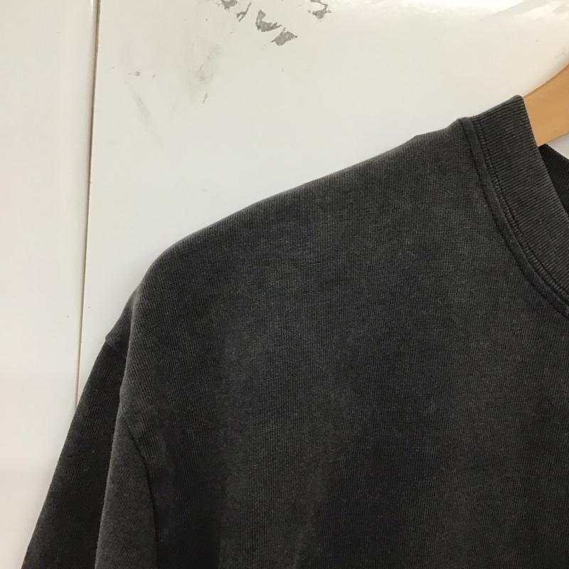 ザラ ZARA Tシャツ 半袖 4644 482 807 CLAUDIA SCHIFFER クルーネック タグ付き M ロゴ、文字 チャコールグレー / チャコールグレー /  メンズ USED 古着 中古 10129118