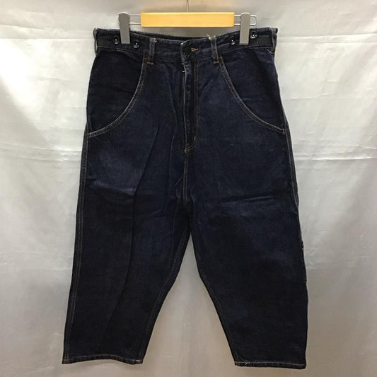 ハレ HARE パンツ デニム、ジーンズ デニムパンツ サルエルパンツ ワイドパンツ L 無地 インディゴ / インディゴ /  メンズ USED 古着 中古 10118422