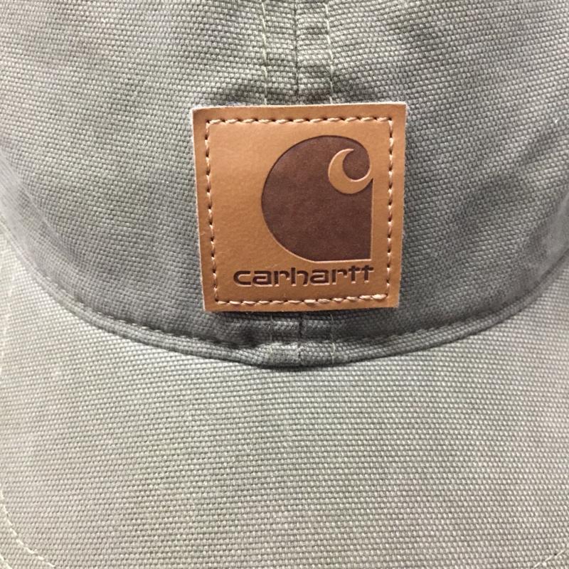 カーハート Carhartt 帽子 キャップ AH0289-M Odessa Cap 100289-301 ロゴ、文字 カーキ / カーキ /  メンズ USED 古着 中古 10106691