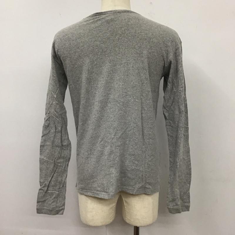 グッドオン Good On Tシャツ 長袖 クルーネック ロンT 胸ポケット M 無地 灰 / グレー /  メンズ USED 古着 中古 10122160